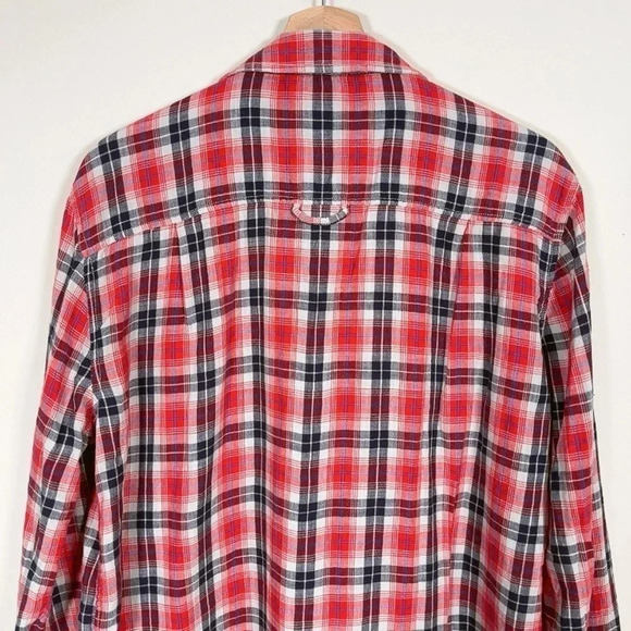 Aritzia Womens Medium Tna Boyfriend Plaid  Shirt - Picture 11 of 13